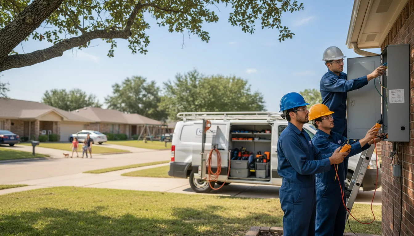 Certified electrician providing emergency electrical services in Maurice, IA